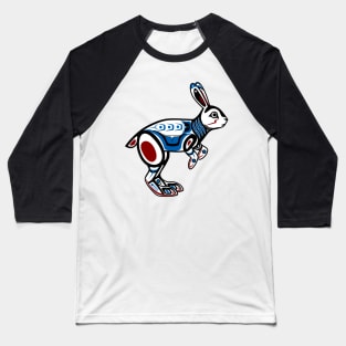 Haida Snowshoe hare Baseball T-Shirt